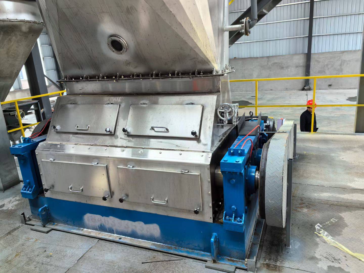 Horizontal mixer for feed fermentation Horizontal mixer for feed fermentation